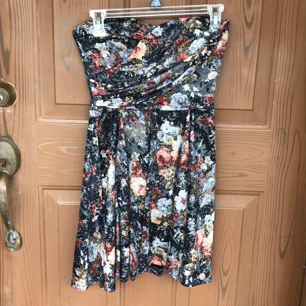 Fall floral dress